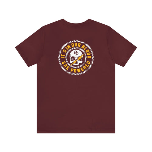 Skull Tee - Maroon