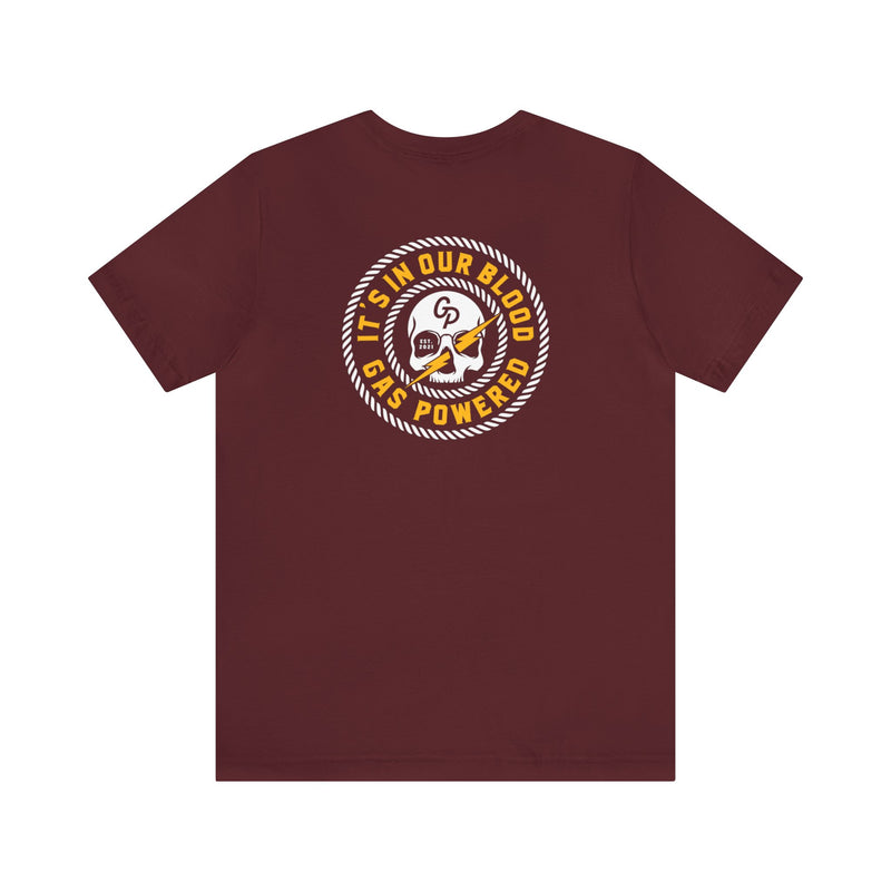 Skull Tee - Maroon