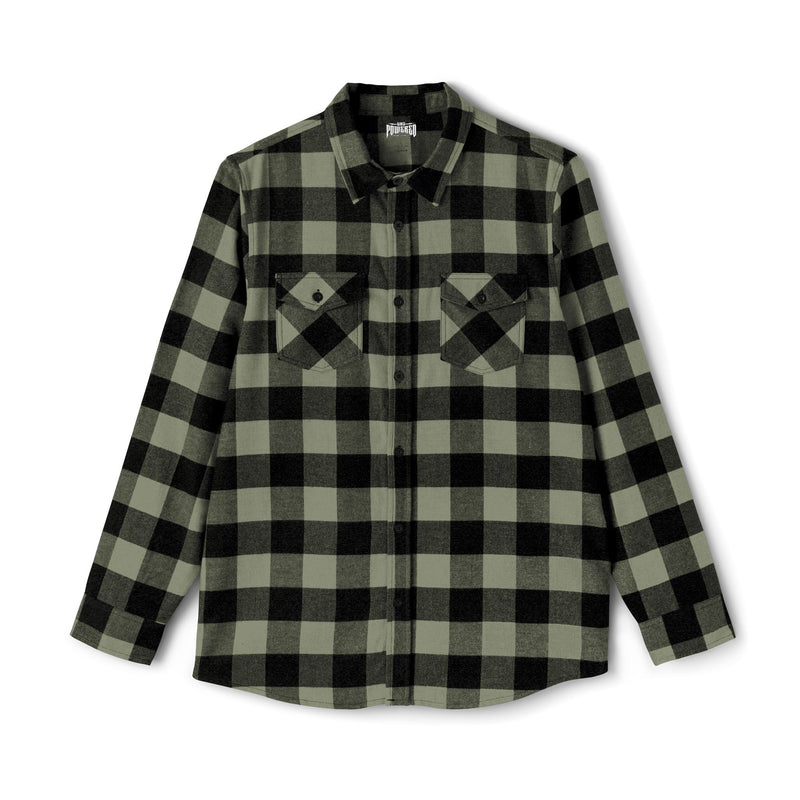 Gas Powered Checkered Flannel - Olive
