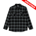 Gas Powered Checkered Flannel - Black