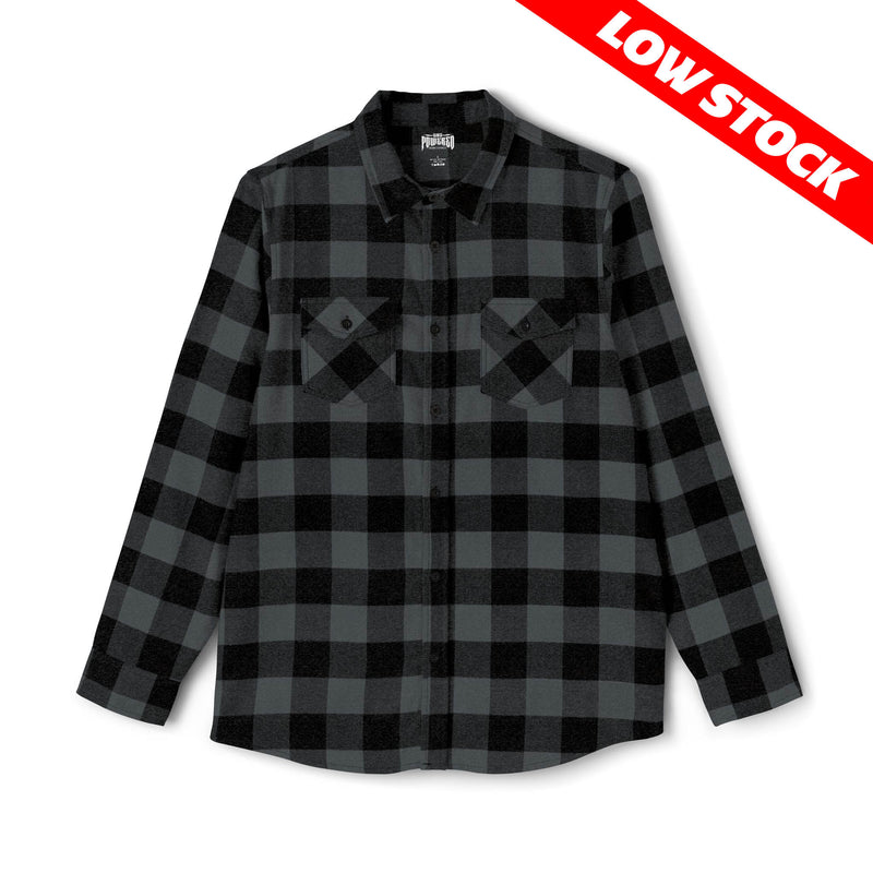 Gas Powered Checkered Flannel - Black